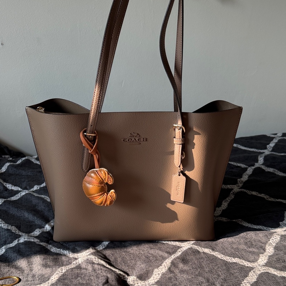 Coach Tan Leather Tote